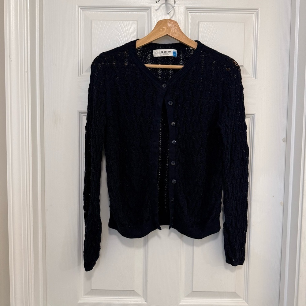 Like New Anthropologie Sparrow Pointelle Knit Cardigan